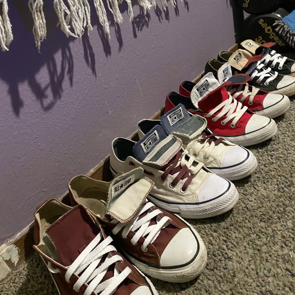 Vintage Taylor Gang Double Tongue Chuck Lows
